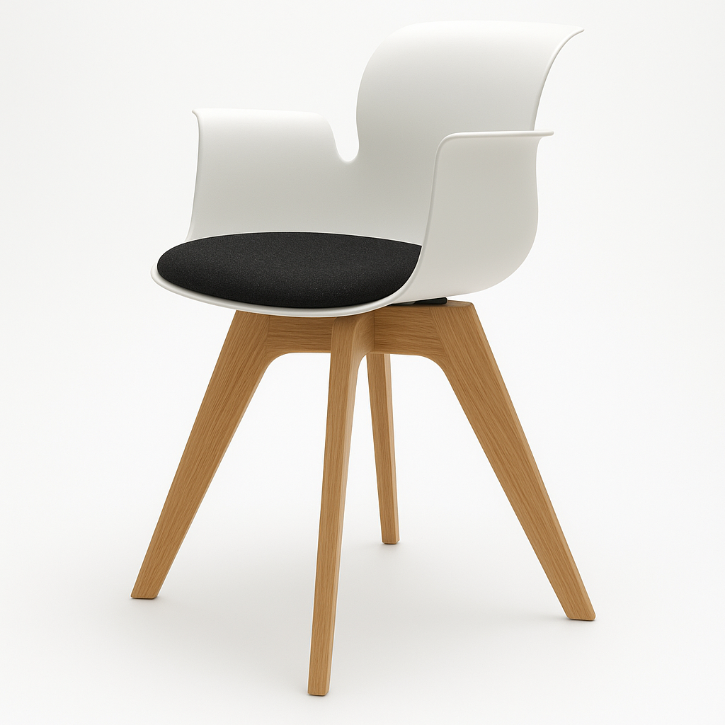 Pro Armchair Viersternholzgestell von Flötotto