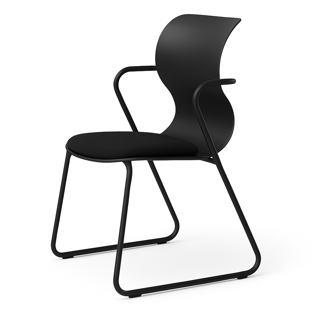 Pro Chair Gleitkufengestell mit Armlehne von Flötotto
