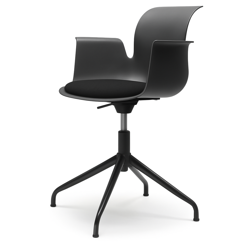 PRO ARMCHAIR Vierstern-Aluminiumgestell