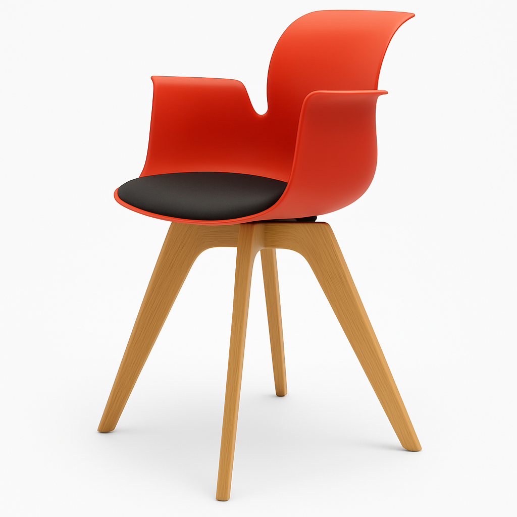 Pro Armchair Viersternholzgestell von Flötotto