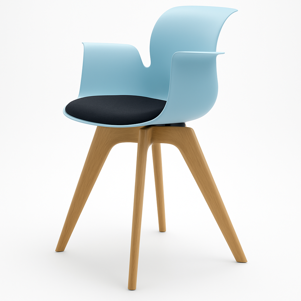 Pro Armchair Viersternholzgestell von Flötotto