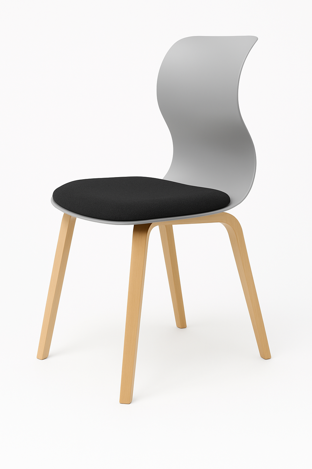 Pro Chair Vierbeinholzgestell von Flötotto