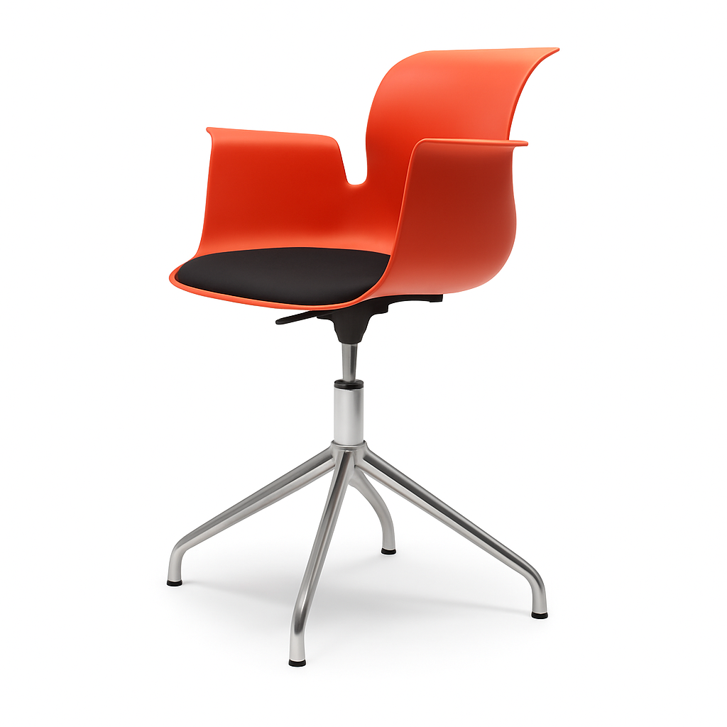 PRO ARMCHAIR Vierstern-Aluminiumgestell