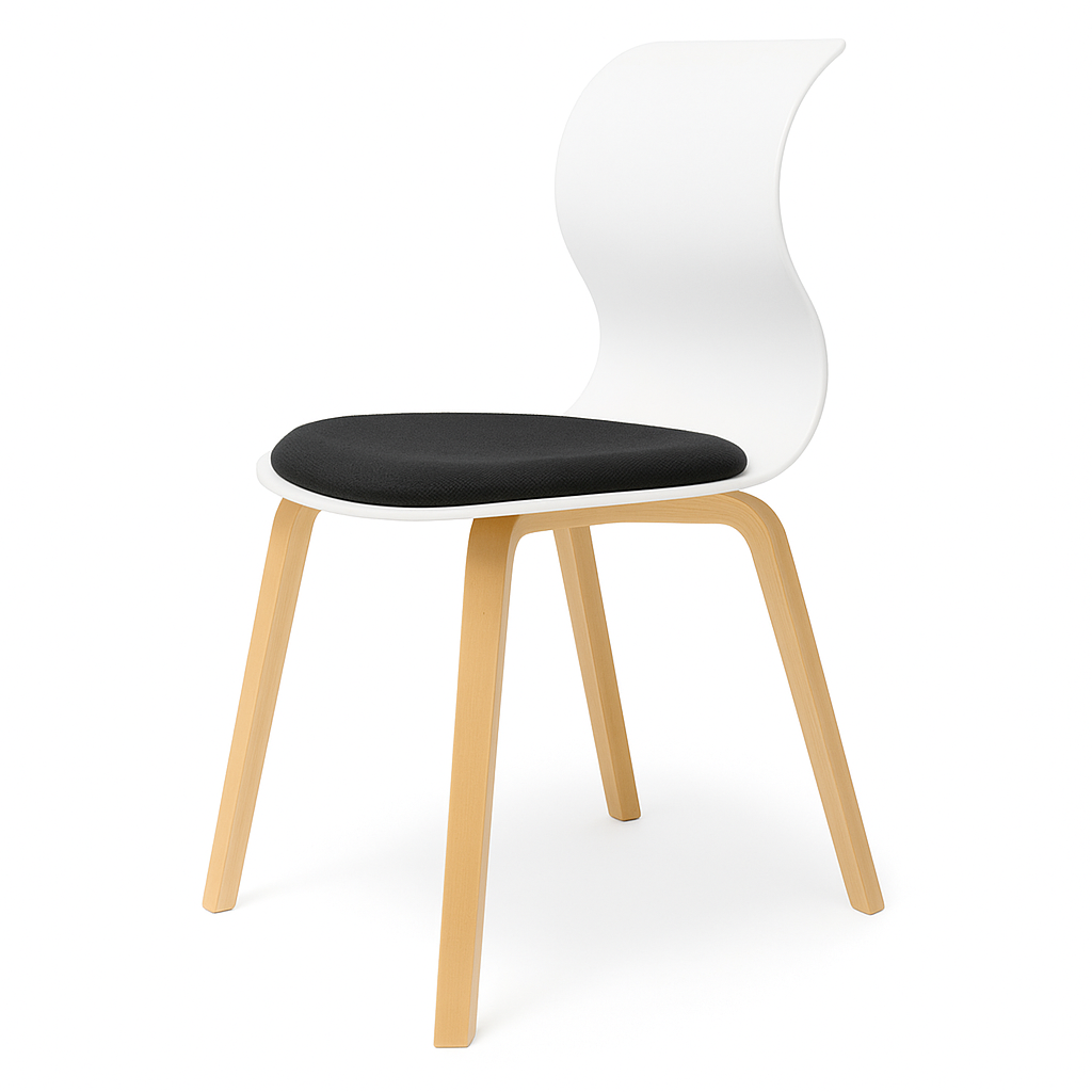 Pro Chair Vierbeinholzgestell von Flötotto