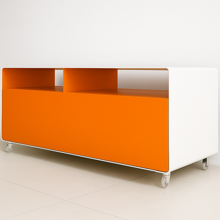 Sideboard R 109N mit Klapptür auf Rollen von Müller Möbel