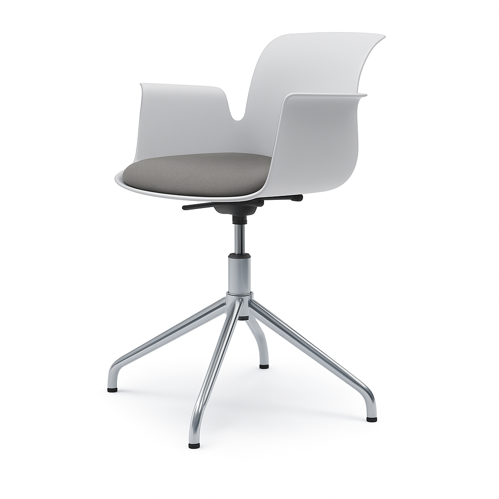 PRO ARMCHAIR Vierstern-Aluminiumgestell