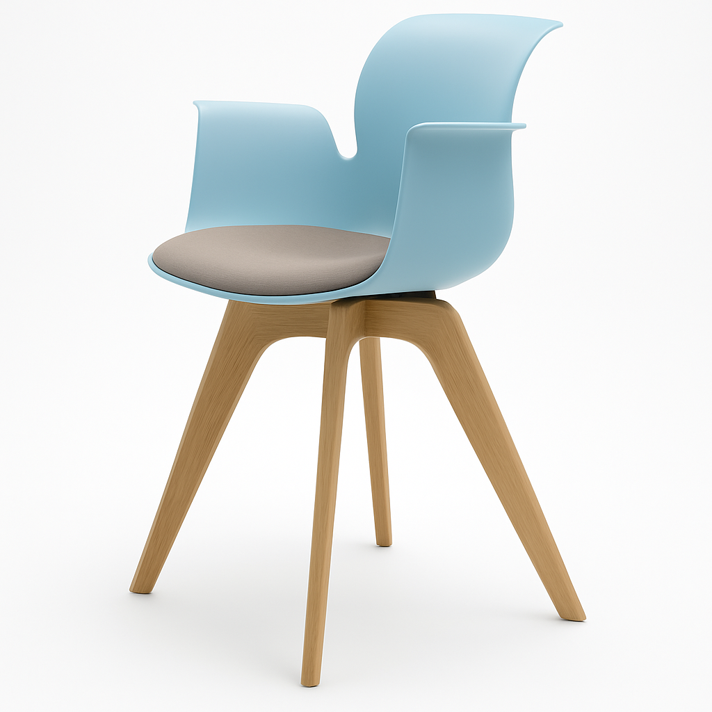 Pro Armchair Viersternholzgestell von Flötotto