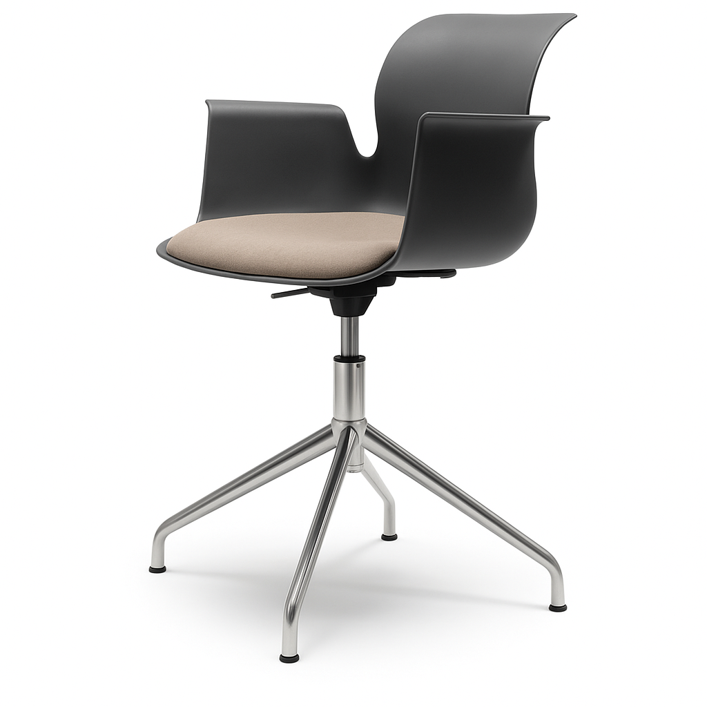 PRO ARMCHAIR Vierstern-Aluminiumgestell