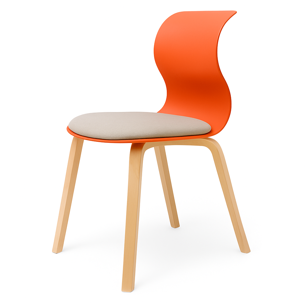 Pro Chair Vierbeinholzgestell von Flötotto