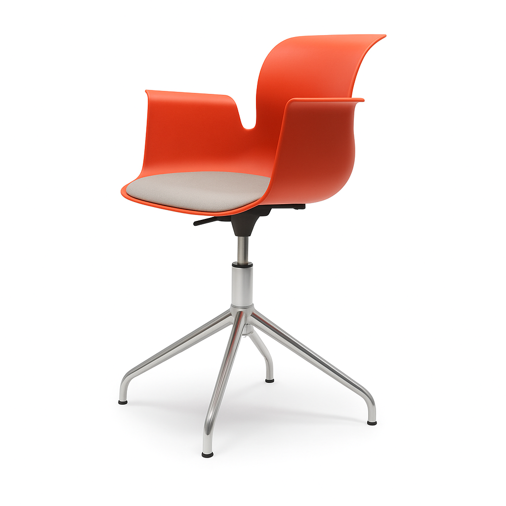 PRO ARMCHAIR Vierstern-Aluminiumgestell