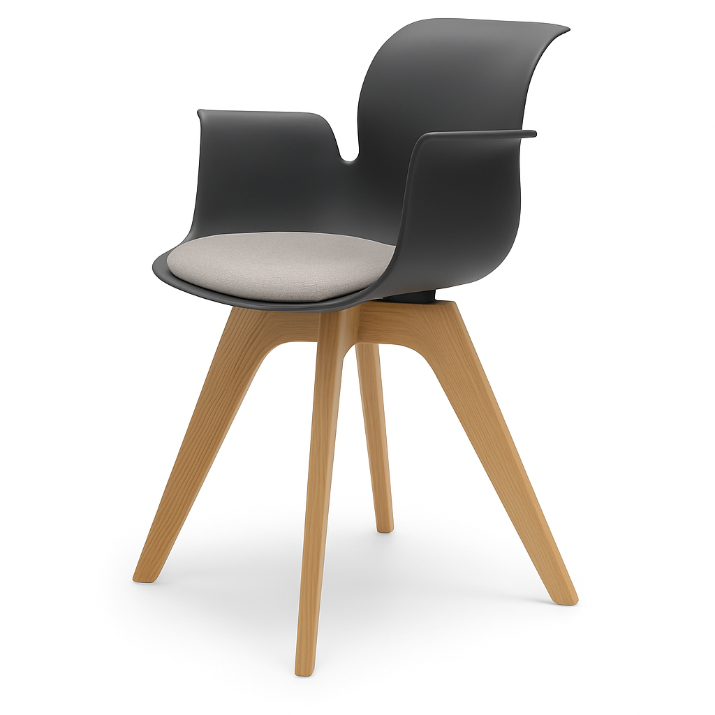 Pro Armchair Viersternholzgestell von Flötotto