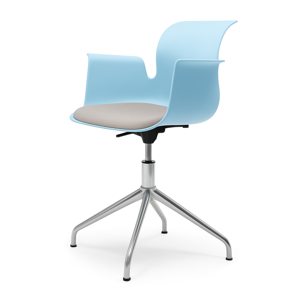PRO ARMCHAIR Vierstern-Aluminiumgestell