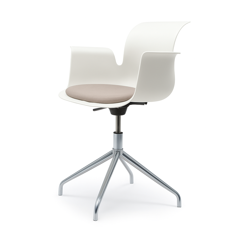 PRO ARMCHAIR Vierstern-Aluminiumgestell
