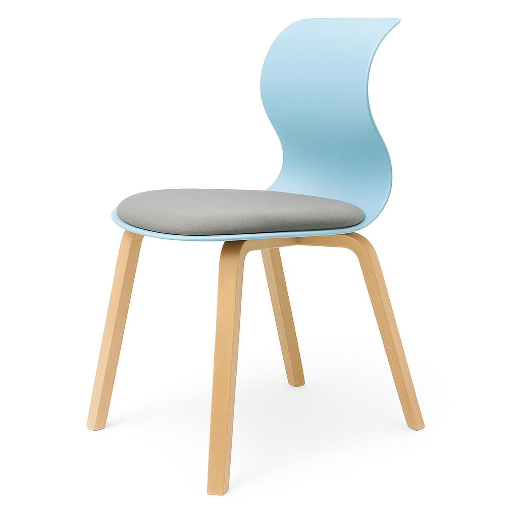Pro Chair Vierbeinholzgestell von Flötotto