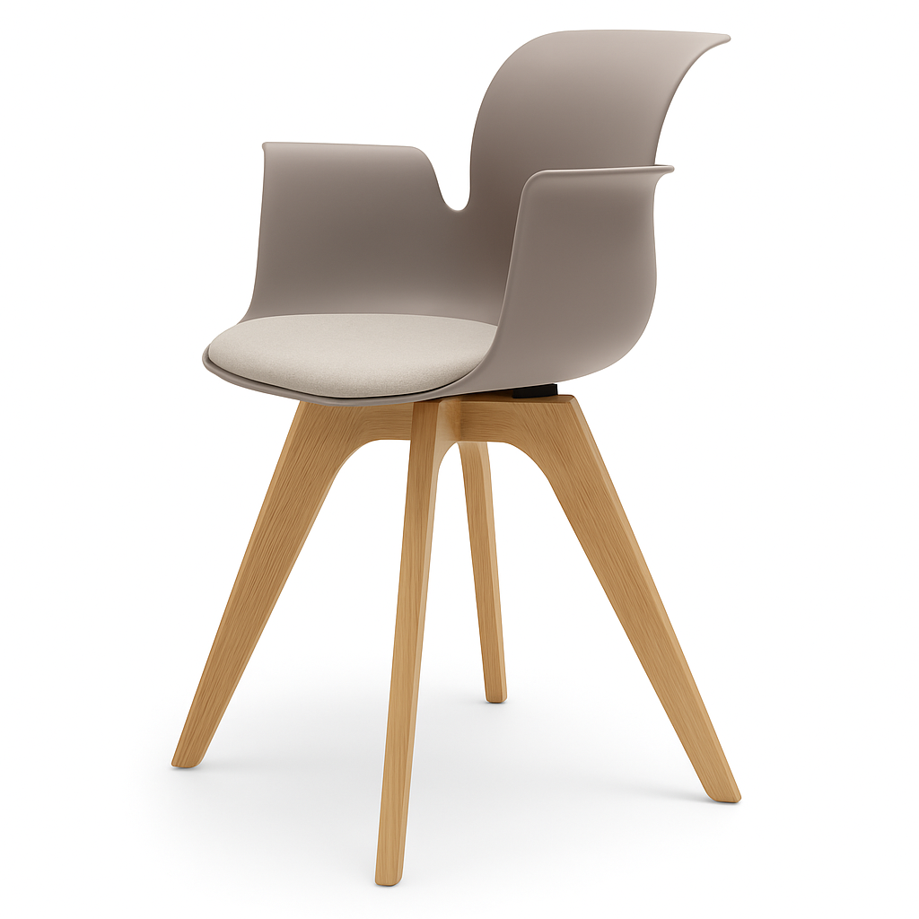 Pro Armchair Viersternholzgestell von Flötotto