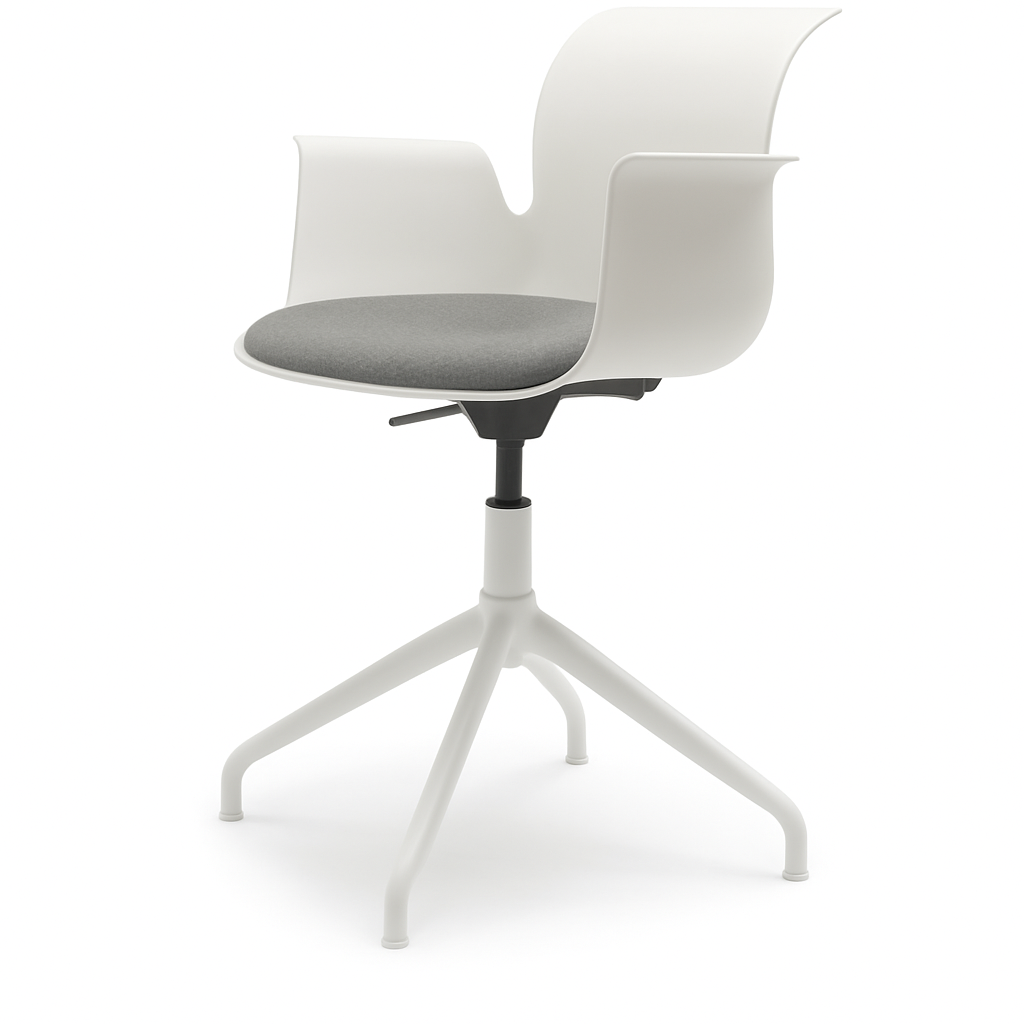 Pro Armchair Viersternalugestell farbig pulverbeschichtet von Flötotto
