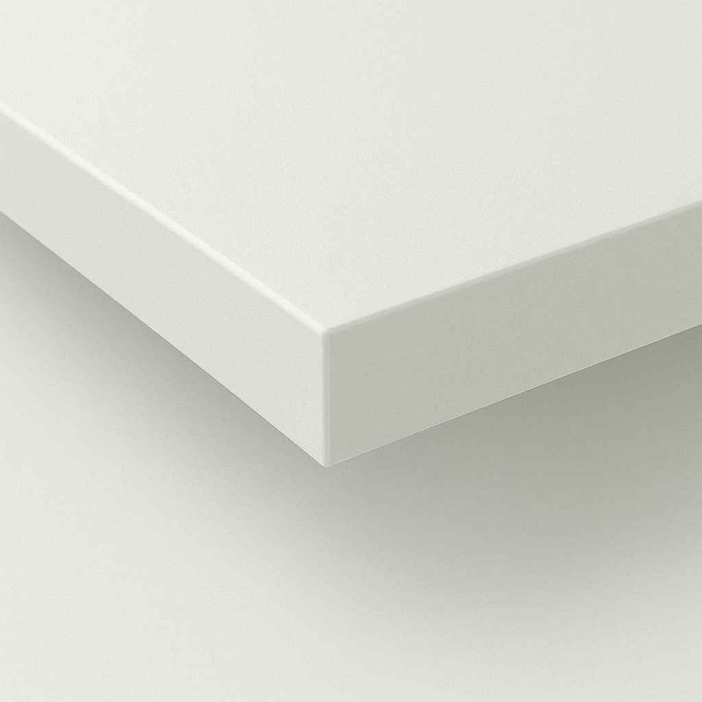 Weiße Tischplatte 1600 x 800 mm für Eiermann Tischgestell