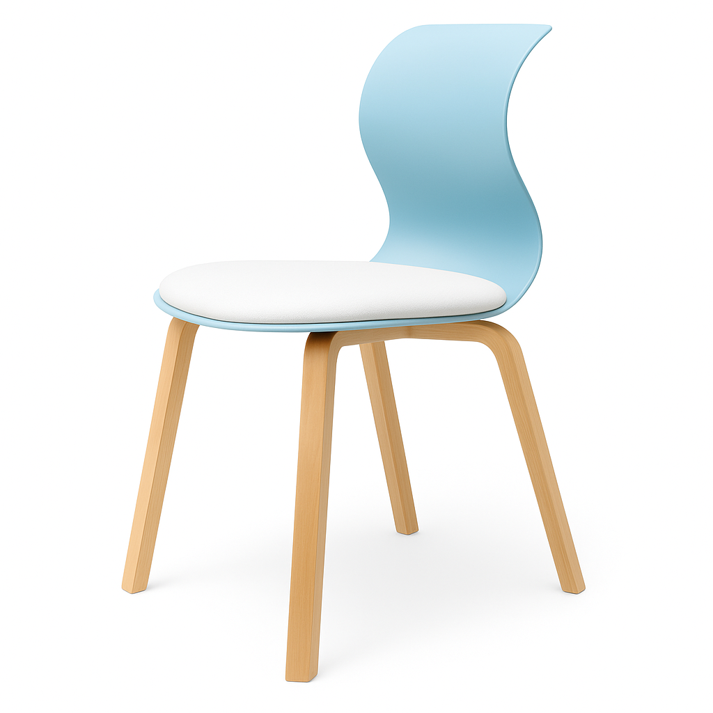 Pro Chair Vierbeinholzgestell von Flötotto