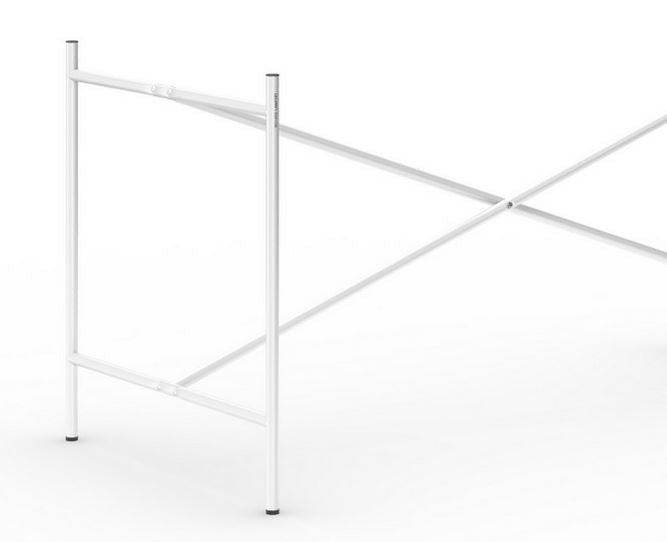 Eiermann 1 Tisch inkl. Melamintischplatte 140x80 cm (Kreuzposition: Exzentrisch)