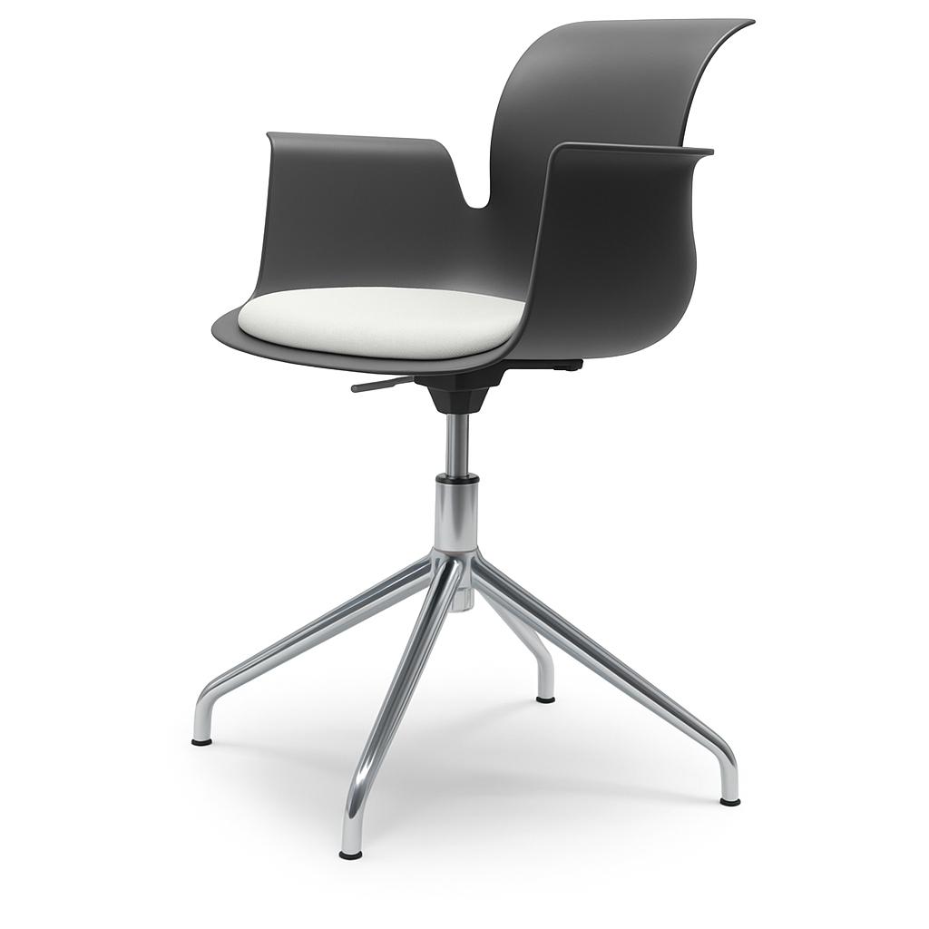 PRO ARMCHAIR Vierstern-Aluminiumgestell