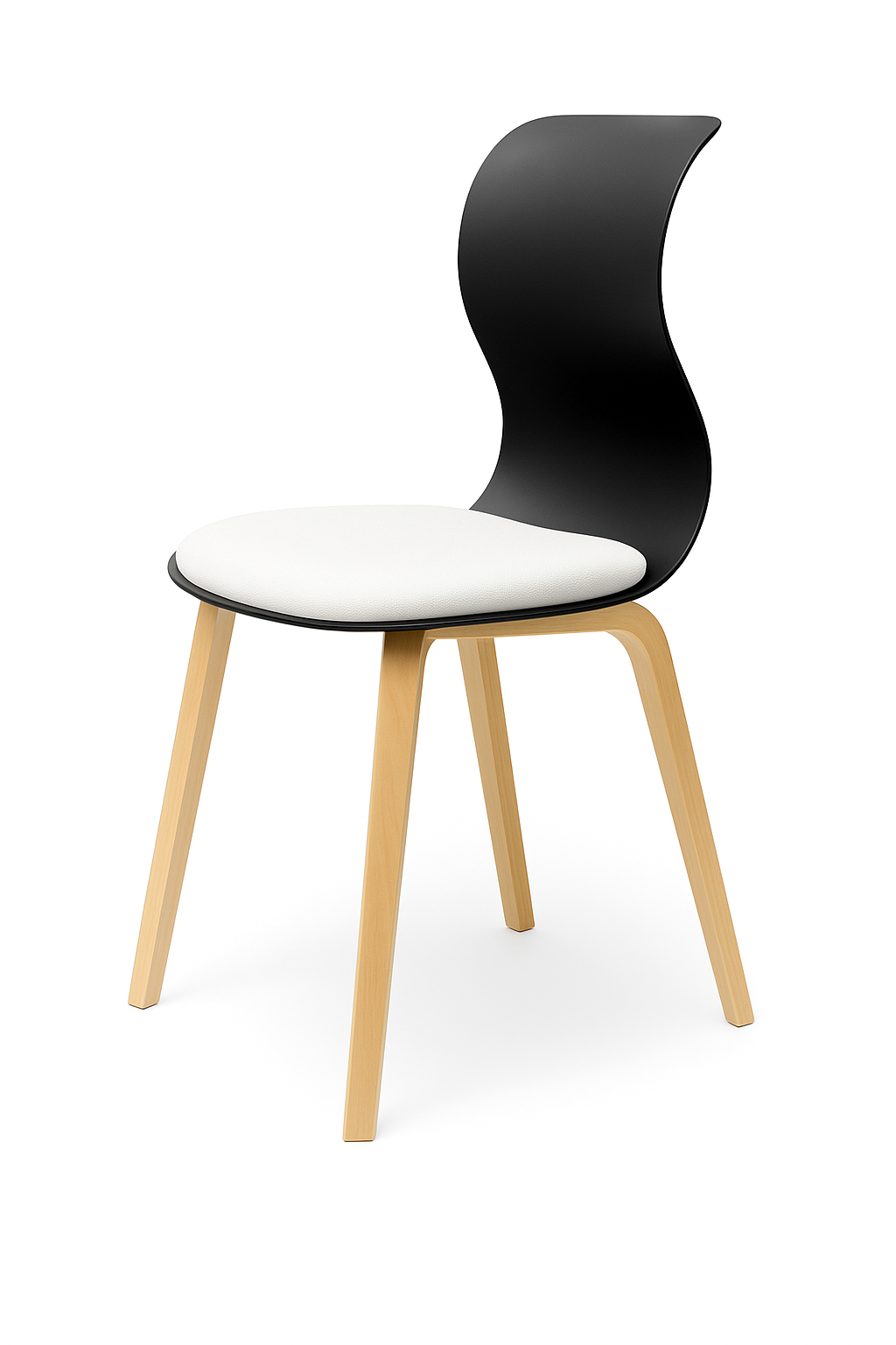 Pro Chair Vierbeinholzgestell von Flötotto