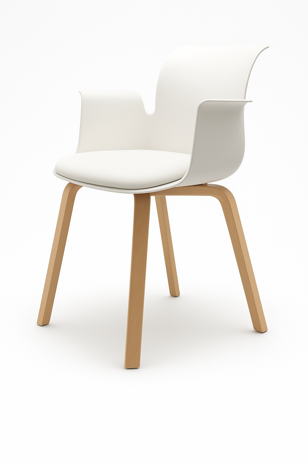 Pro Armchair Vierbeinholzgestell von Flötotto