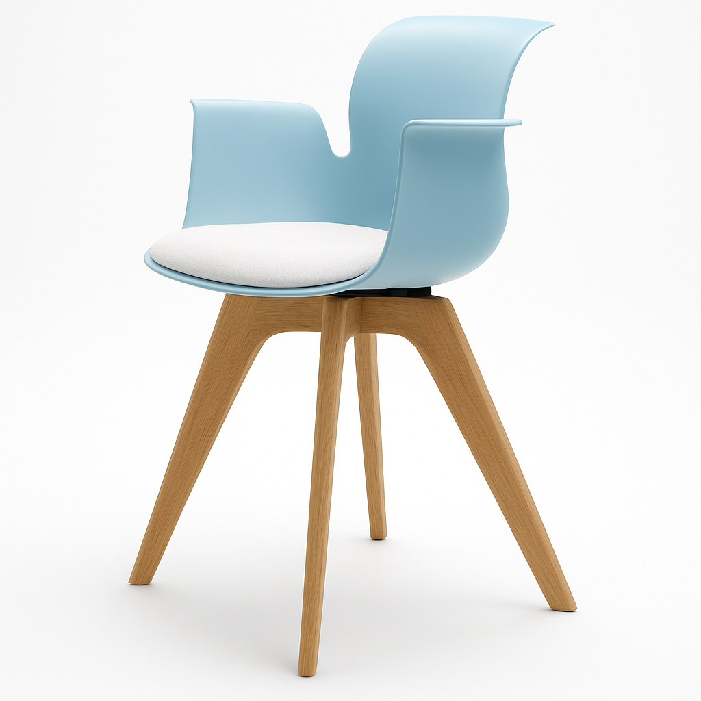 Pro Armchair Viersternholzgestell von Flötotto