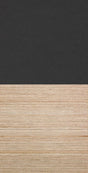 Linoleum Tischlerplatte 1400 x 800 mm für Eiermann Tischgestell