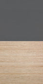 Linoleum Tischlerplatte 1400 x 800 mm für Eiermann Tischgestell