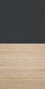 Linoleum Tischlerplatte 1400 x 800 mm für Eiermann Tischgestell