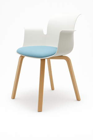 Pro Armchair Vierbeinholzgestell von Flötotto