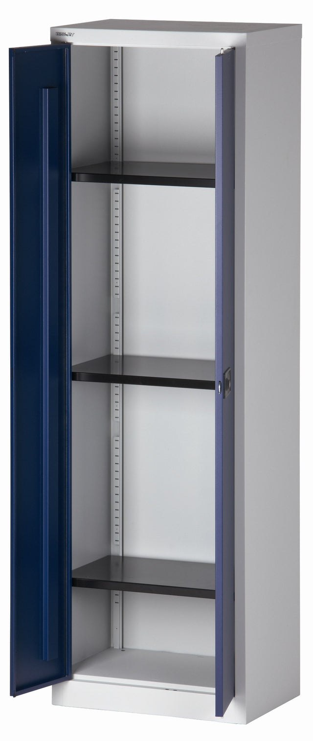 Flügeltürenschrank Universal, 4 Fachböden für 5 Ordnerhöhen, Breite 600 mm