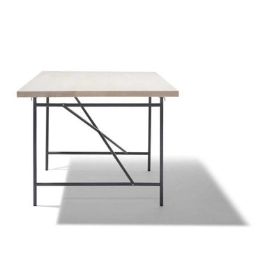 Eiermann 1 Tisch inkl. Melamintischplatte 160x80 cm (Kreuzposition: Mittig)