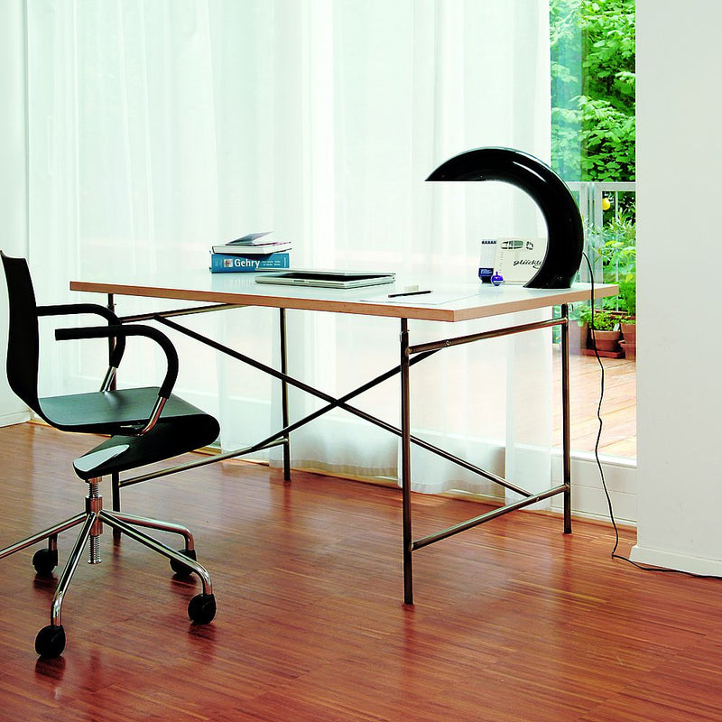 Eiermann 1 Tisch inkl. Melamintischplatte 140x80 cm (Kreuzposition: Exzentrisch)