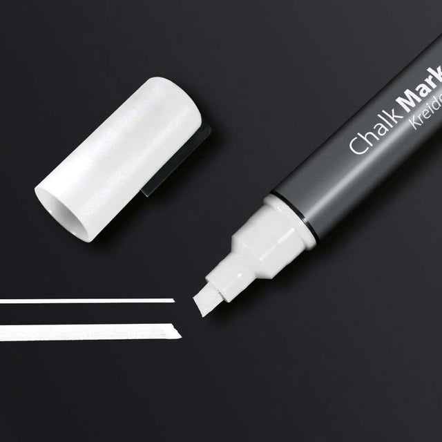 Kreidemarker 50 schwarz, weiß von Sigel
