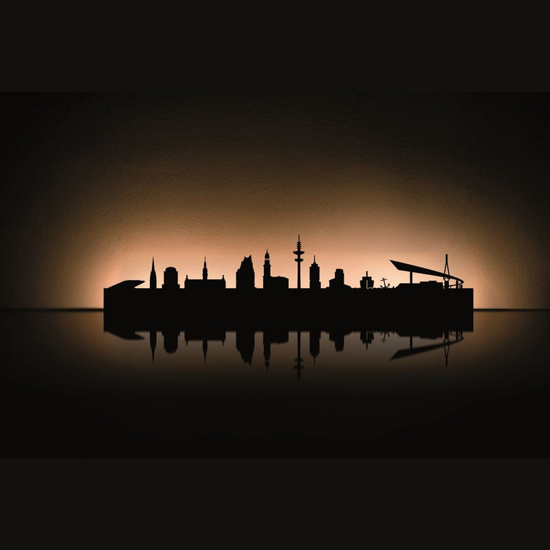 Lichtsilhouette  "Städte" von Radius Absolut