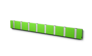 Wandgarderobe Knax mit acht Haken waagerecht von Loca