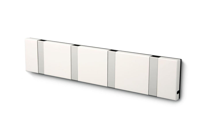 Wandgarderobe Knax mit vier Haken waagerecht von Loca