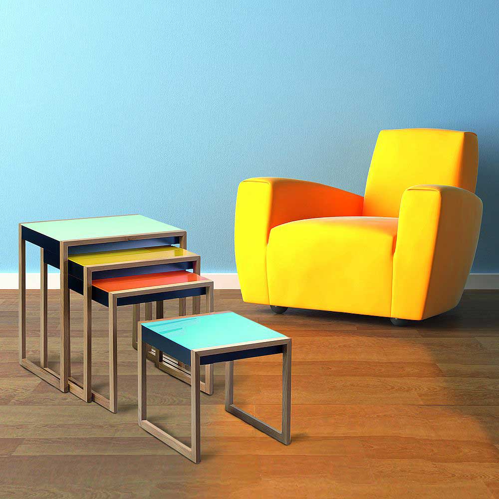 Nesting Tables (Satz) von J. Albers