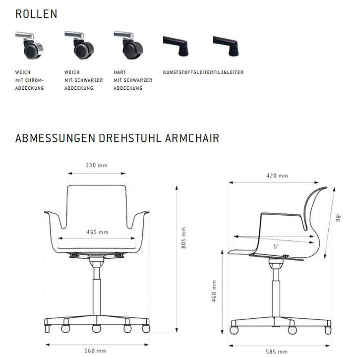 Pro Armchair Drehstuhl von Flötotto