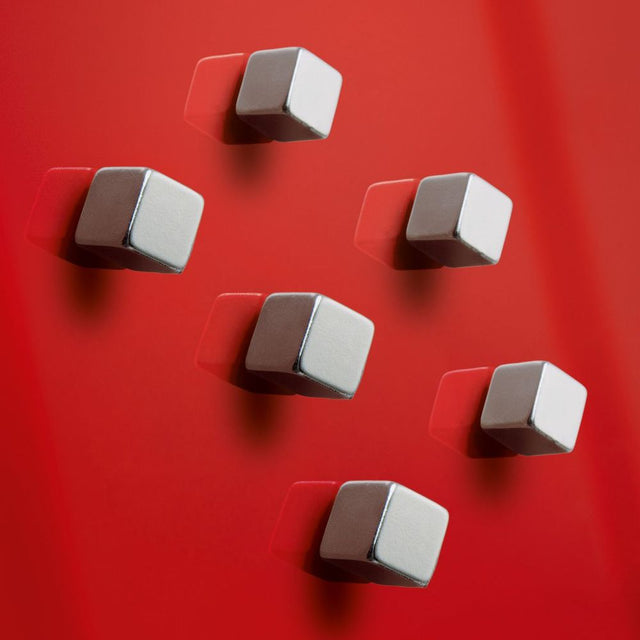 SuperDym 6er Magneteset Cube-Design von Sigel