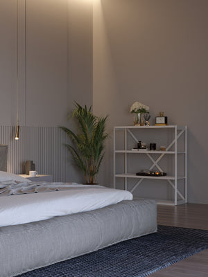 System Universalregal, Anbauregal (5 Fachboden, 5 Ordnerhöhen)