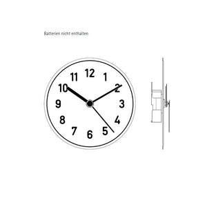 Wanduhr Alu Alu von Richard Lampert
