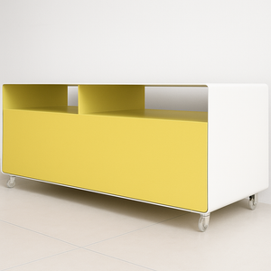Sideboard R 109N mit Klapptür auf Rollen von Müller Möbel