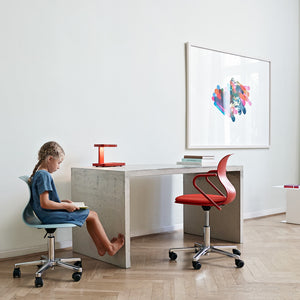 Pro 6 Chair Drehstuhl mit Armlehnen (Gestell: Aluminium poliert) von Flötotto