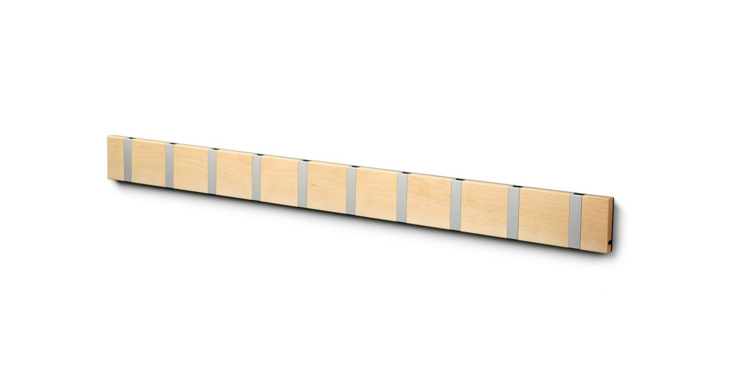 Wandgarderobe Knax mit 10 Haken