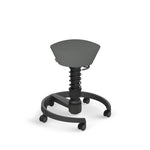 Recyceltes Polyester Cura in Grau Meliert