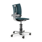 Recyceltes Polyester Cura in Blau Meliert