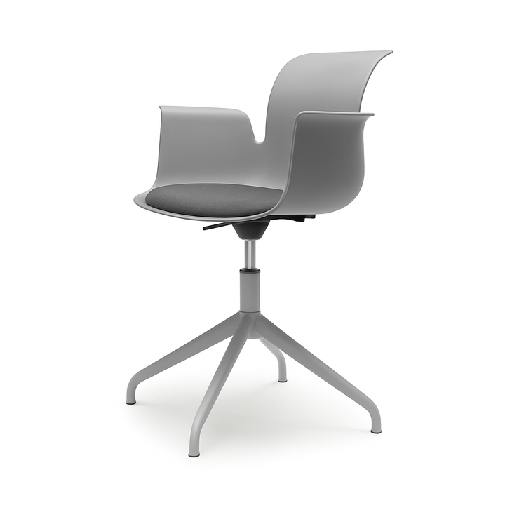 Pro Armchair Viersternalugestell farbig pulverbeschichtet von Flötotto