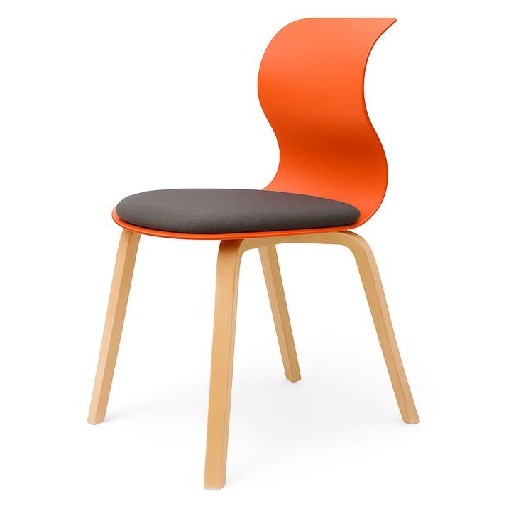 Pro Chair Vierbeinholzgestell von Flötotto